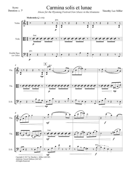 Carmina solis et lunae