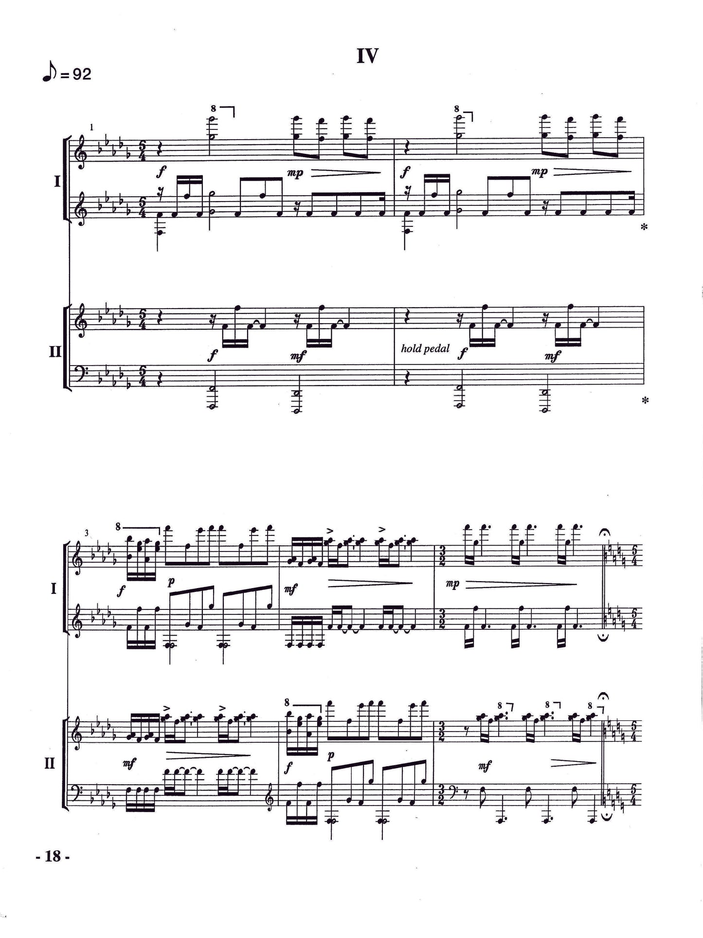 Ancient Fire for Two Pianos