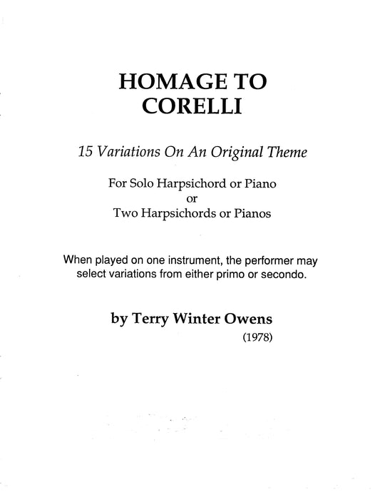 Homage to Corelli