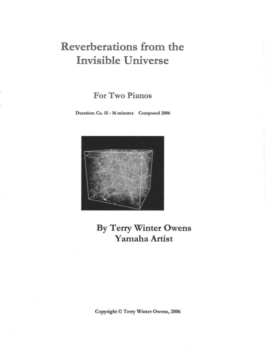 Reverberations from the Invisible Universe