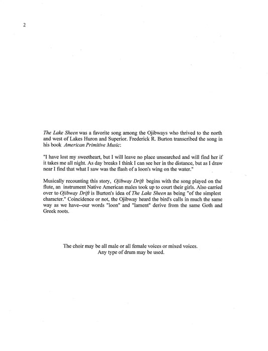 Ojibway Drift (The Lake Sheen)