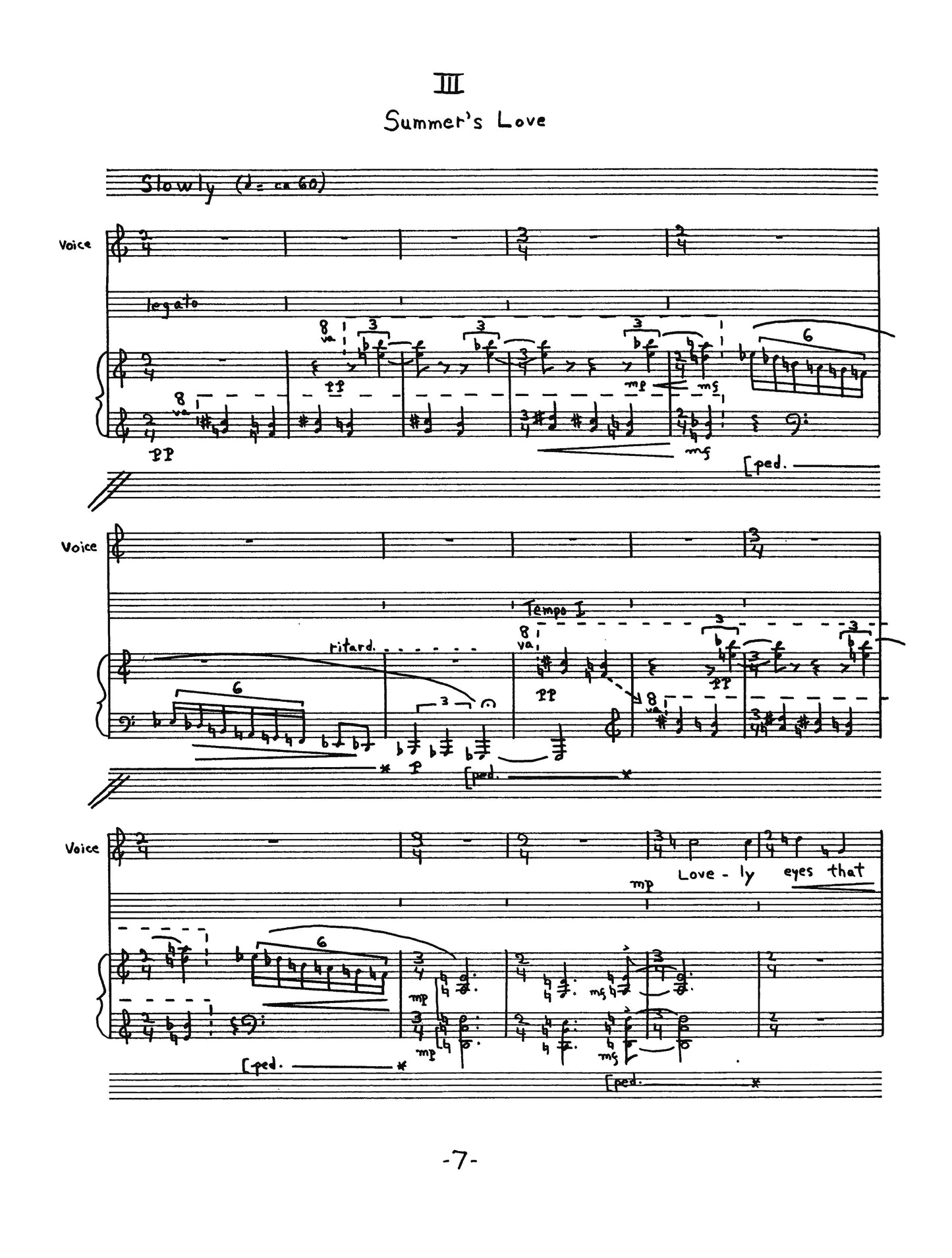 RECOLLECTIONS OF A SUMMER PAST