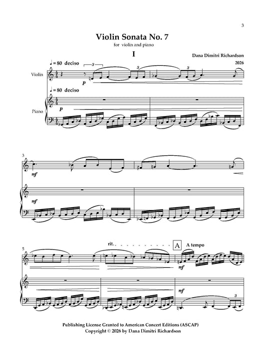 Violin Sonata No. 7