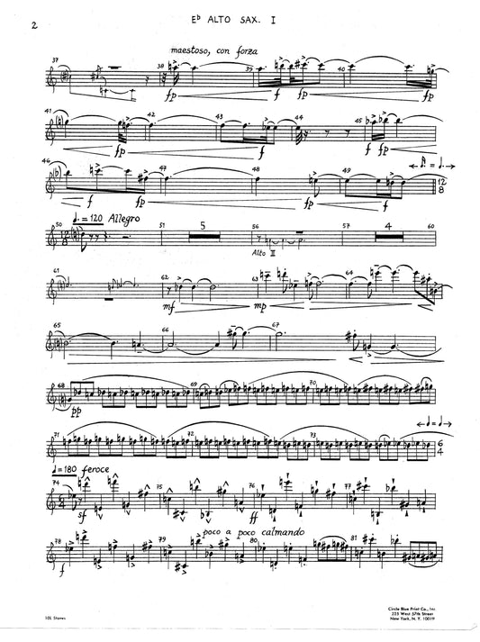 Tetraphony -Quartets for Saxophones