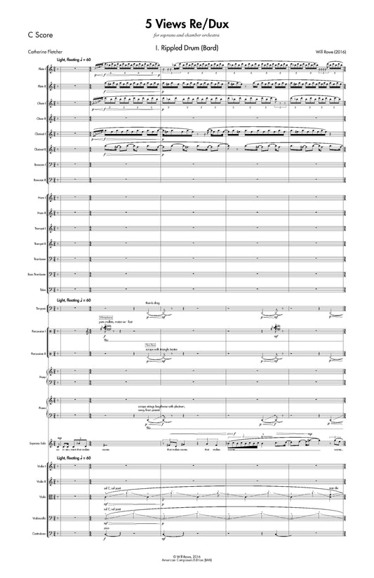 5 Views Re/Dux - for Soprano and Chamber Orchestra