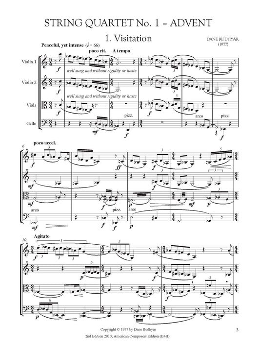 TWO STRING QUARTETS - I. ADVENT and II. CRISIS AND OVERCOMING