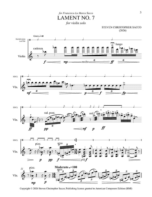 Lament No. 7 & Lament No. 8