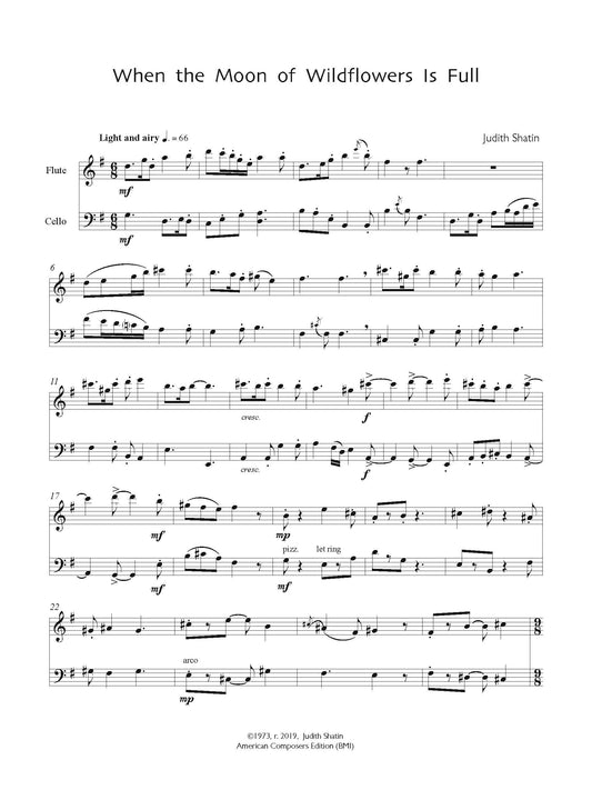 When the Moon of Wildflowers is Full