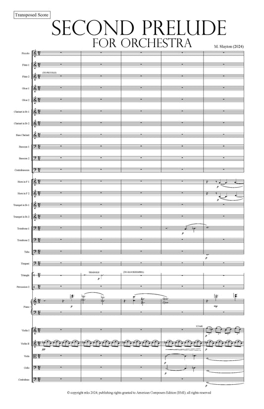 Second Prelude for Orchestra: "Concordia"