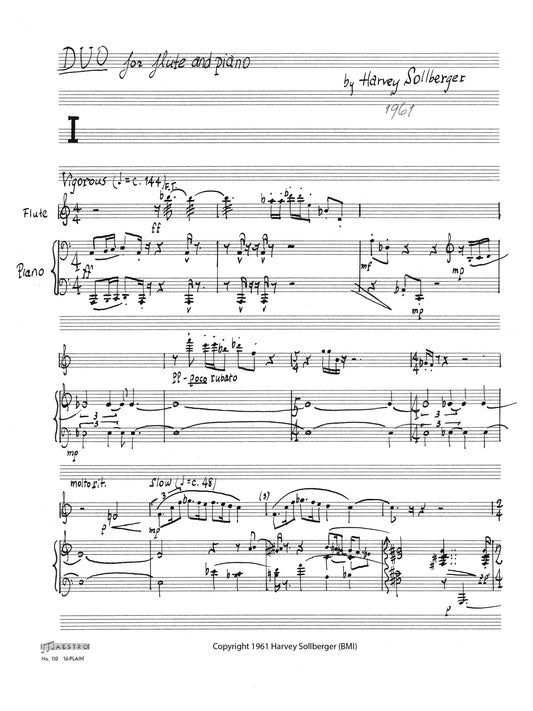 DUO for Flute and Piano