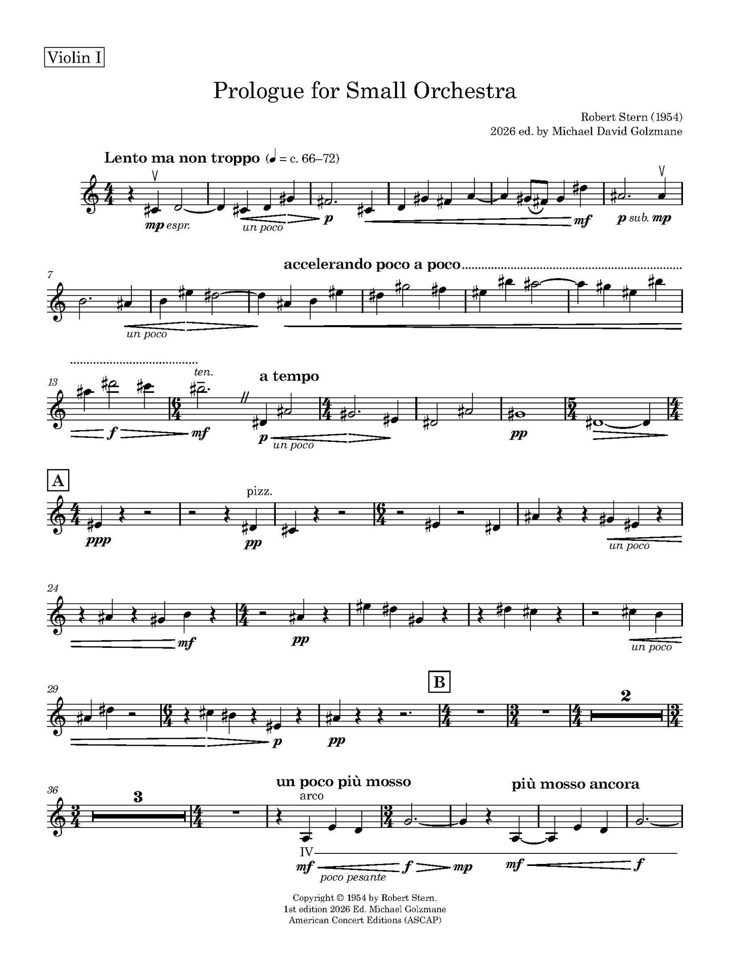 Prologue for Small Orchestra