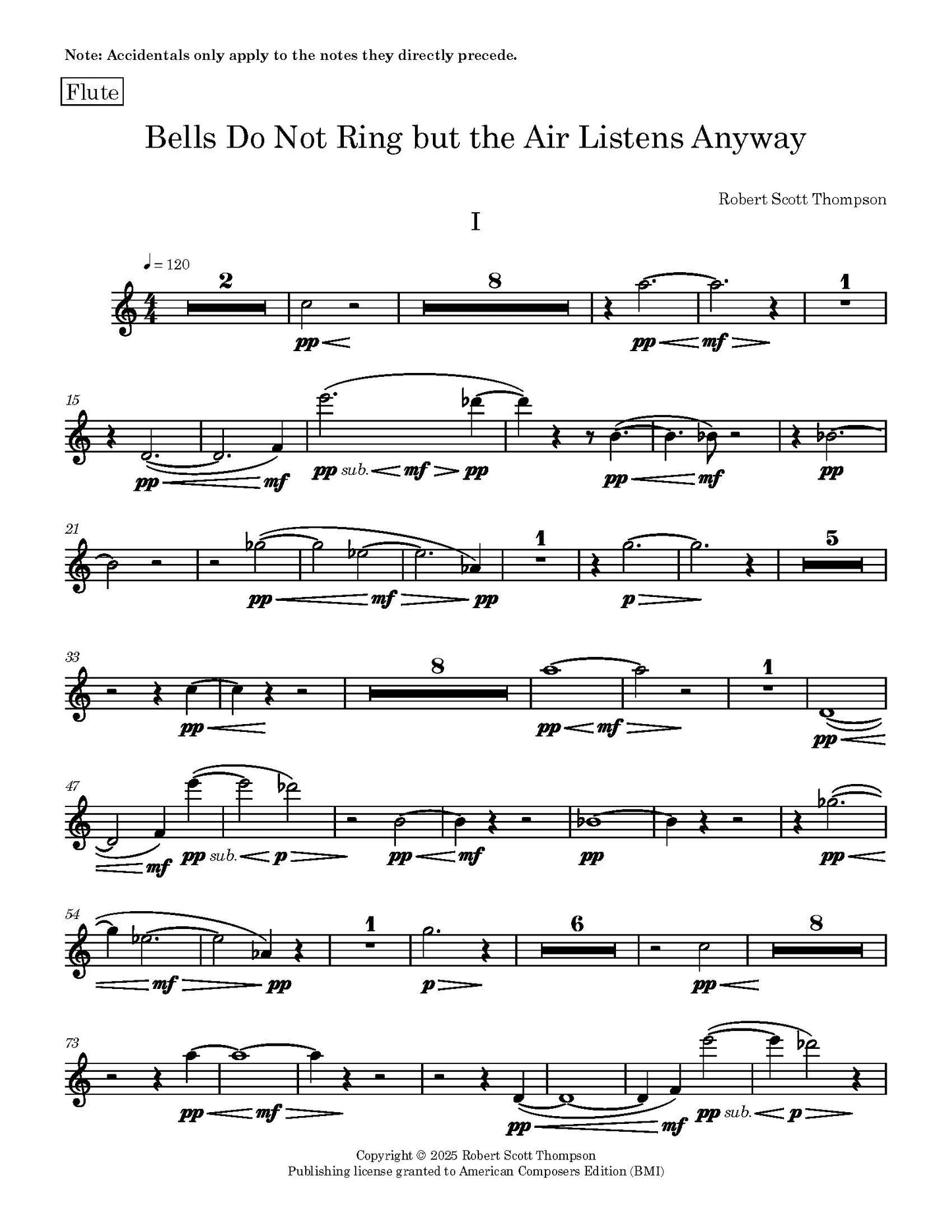 Bells Do Not Ring but the Air Listens Anyway