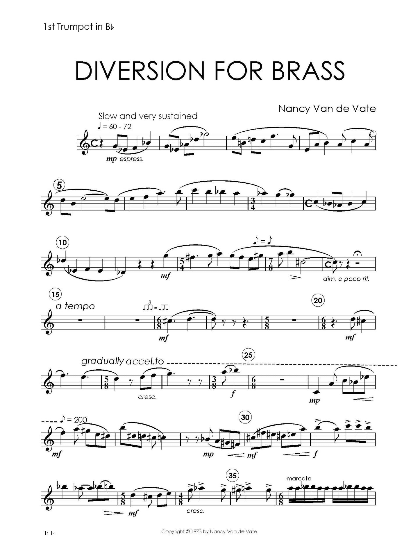 DIVERSION FOR BRASS