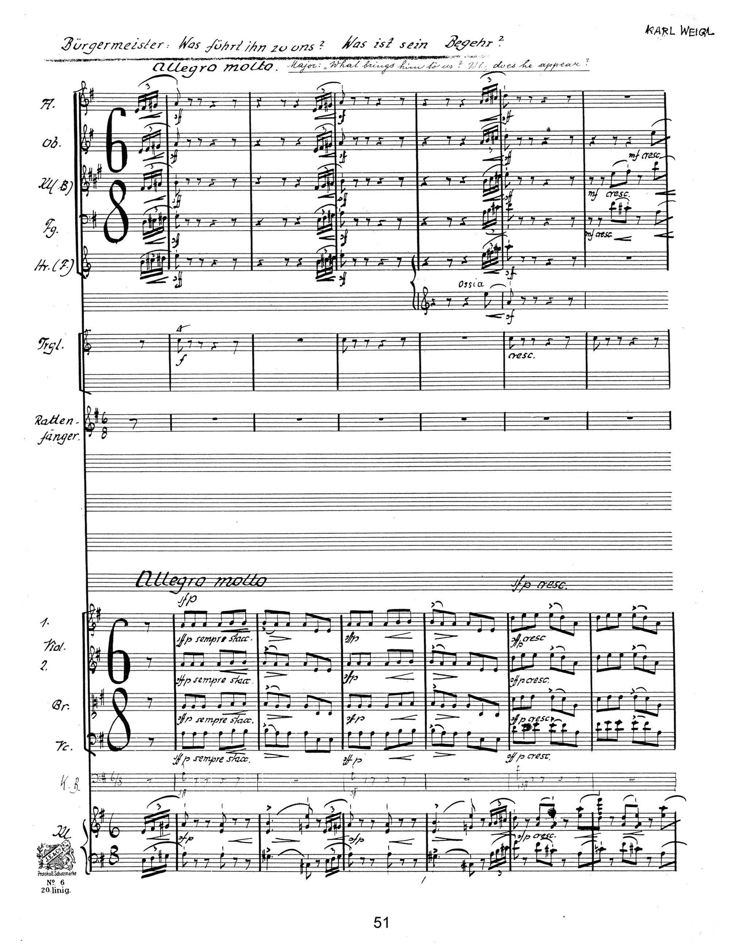 PIED PIPER OF HAMELIN op 24 OPERETTA