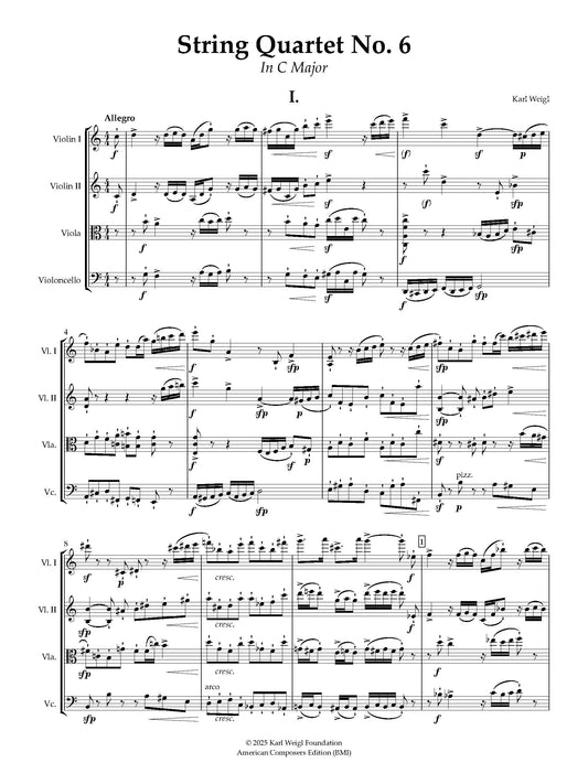 String Quartet No. 6 in C Major