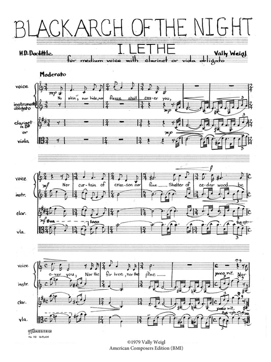 BLACK ARCH OF THE NIGHT