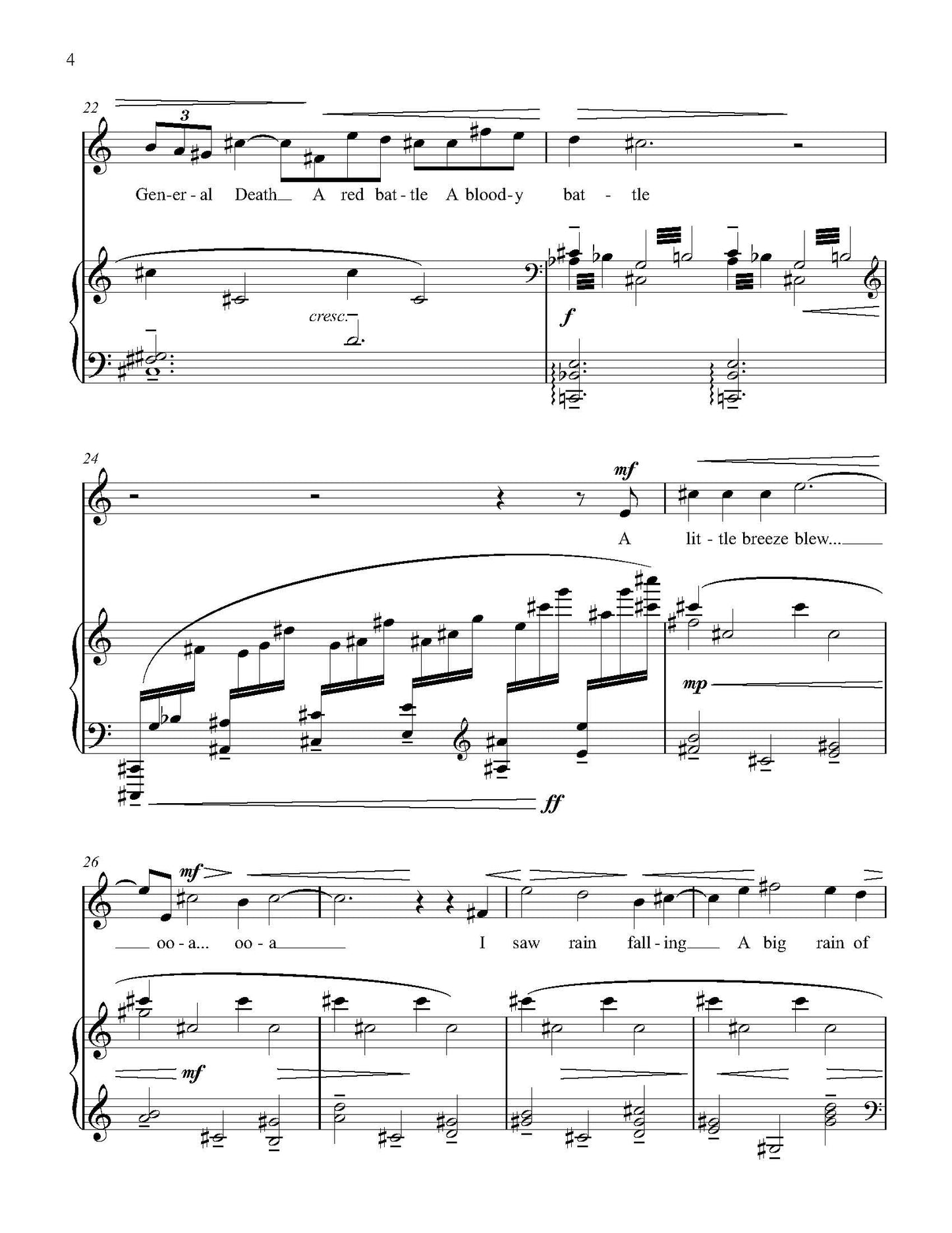 Dream for High Voice and Piano