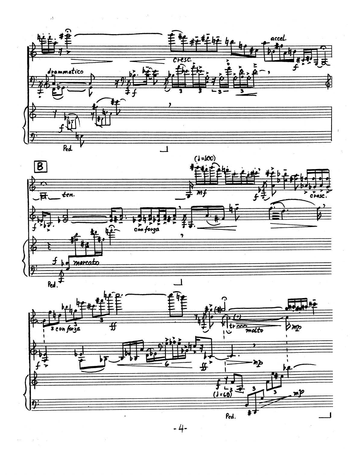 Triple Play (Trio No. 1 for Violin, Cello, and Piano)