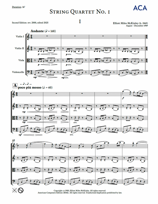 String Quartet No. 1