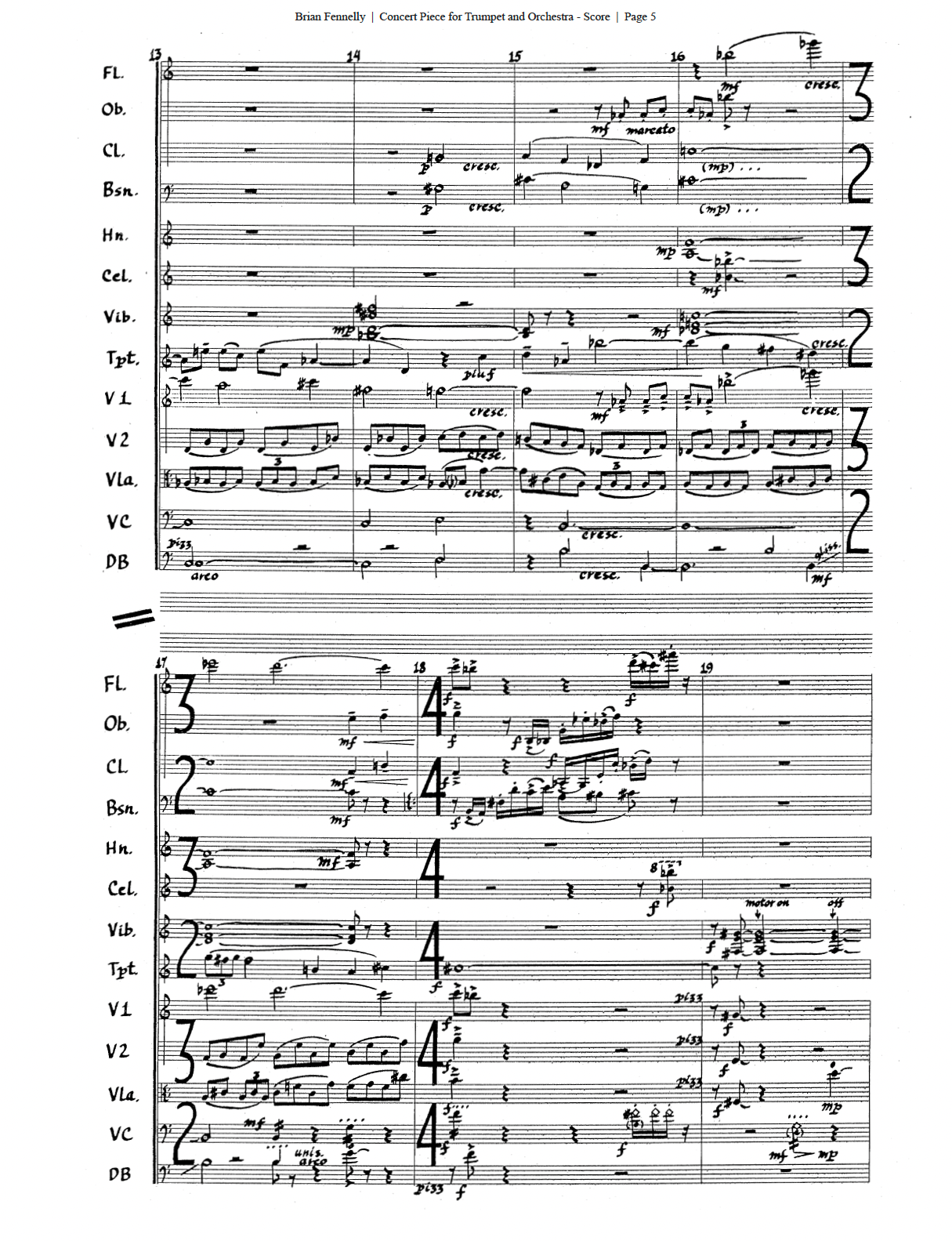 Concert Piece for Trumpet and Orchestra