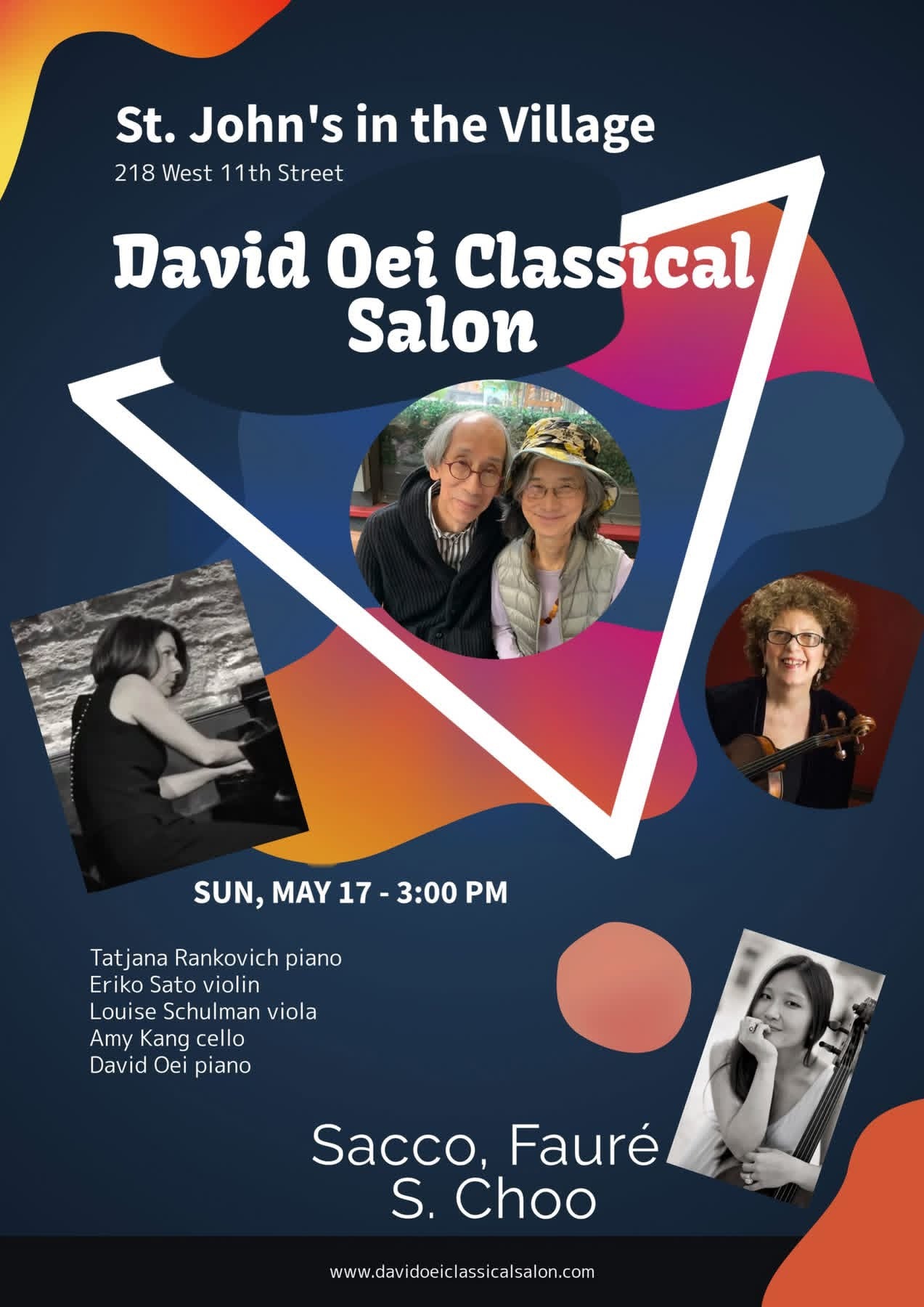 May 17th: Eriko Sato Premieres Steven Christopher Sacco's "Two Laments"
