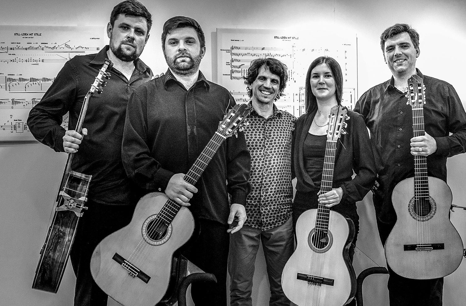 Richard Cameron-Wolfe's Mirage d'esprit for guitar quartet, at Ekmelic Music Society, Salzburg, June 30