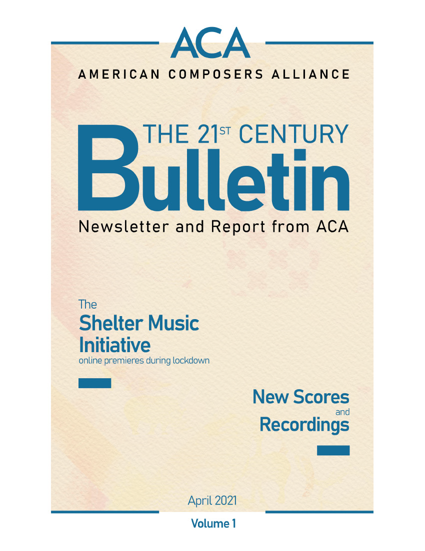 ACA Bulletin Magazine returns - April 2021