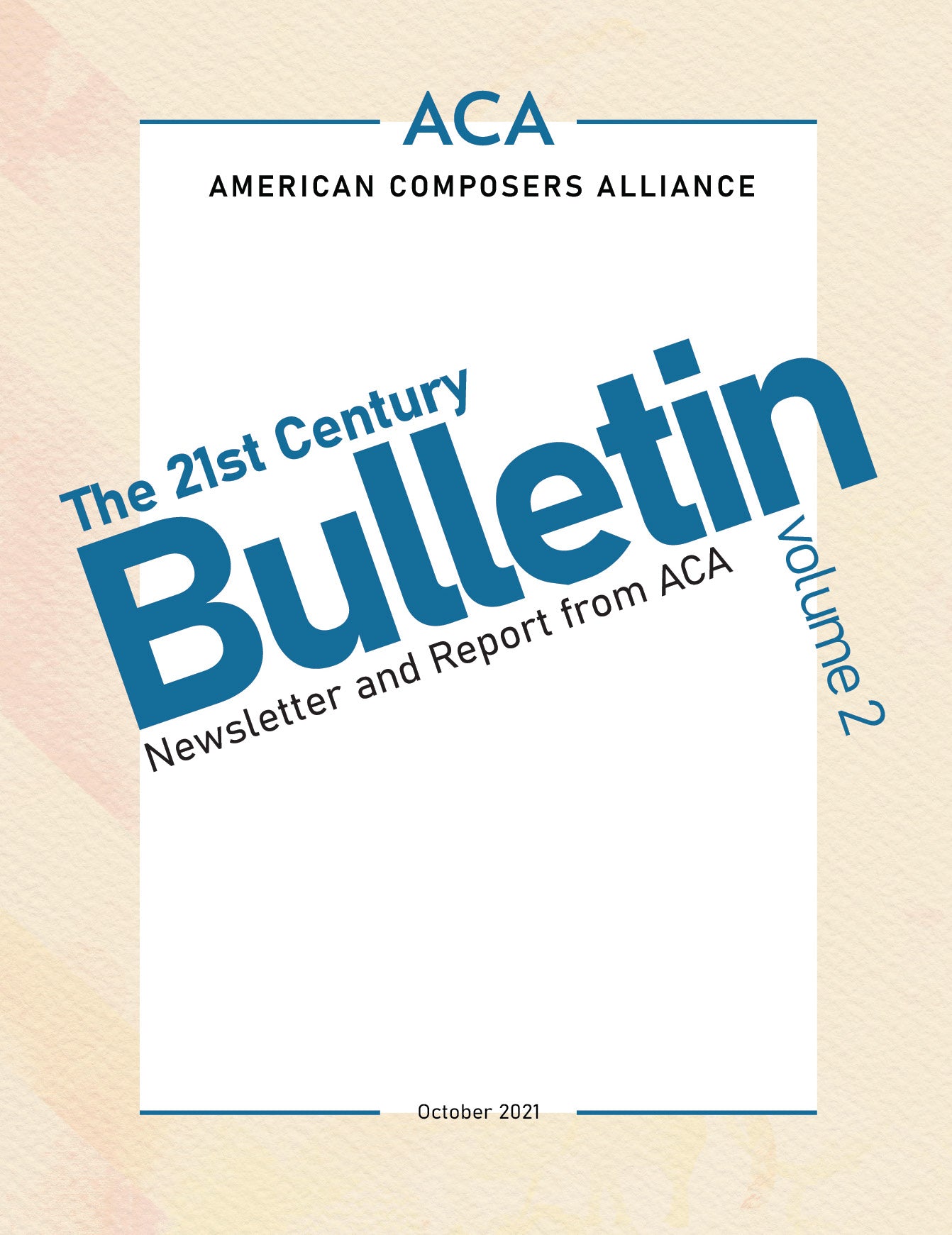 ACA Bulletin Magazine new issue - October 30, 2021