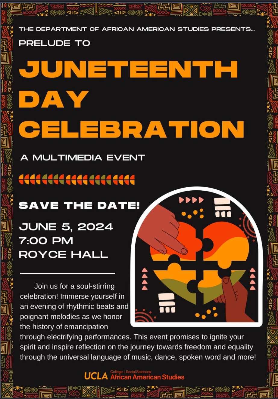 Earl Louis Stewart's Symphony No. 4 Juneteenth Celebration, at UCLA Royce Hall, June 5