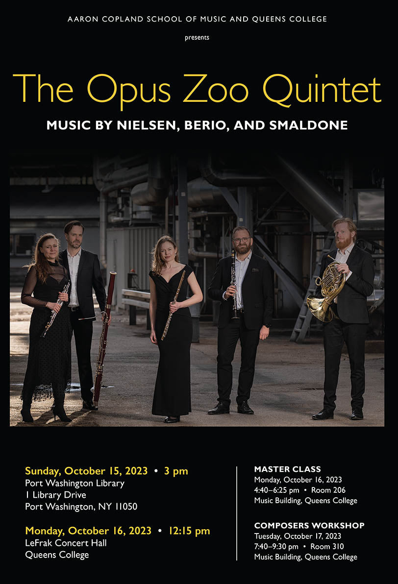 Edward Smaldone's Quintet, What No One Else Sees, Queens College, Oct. 16th