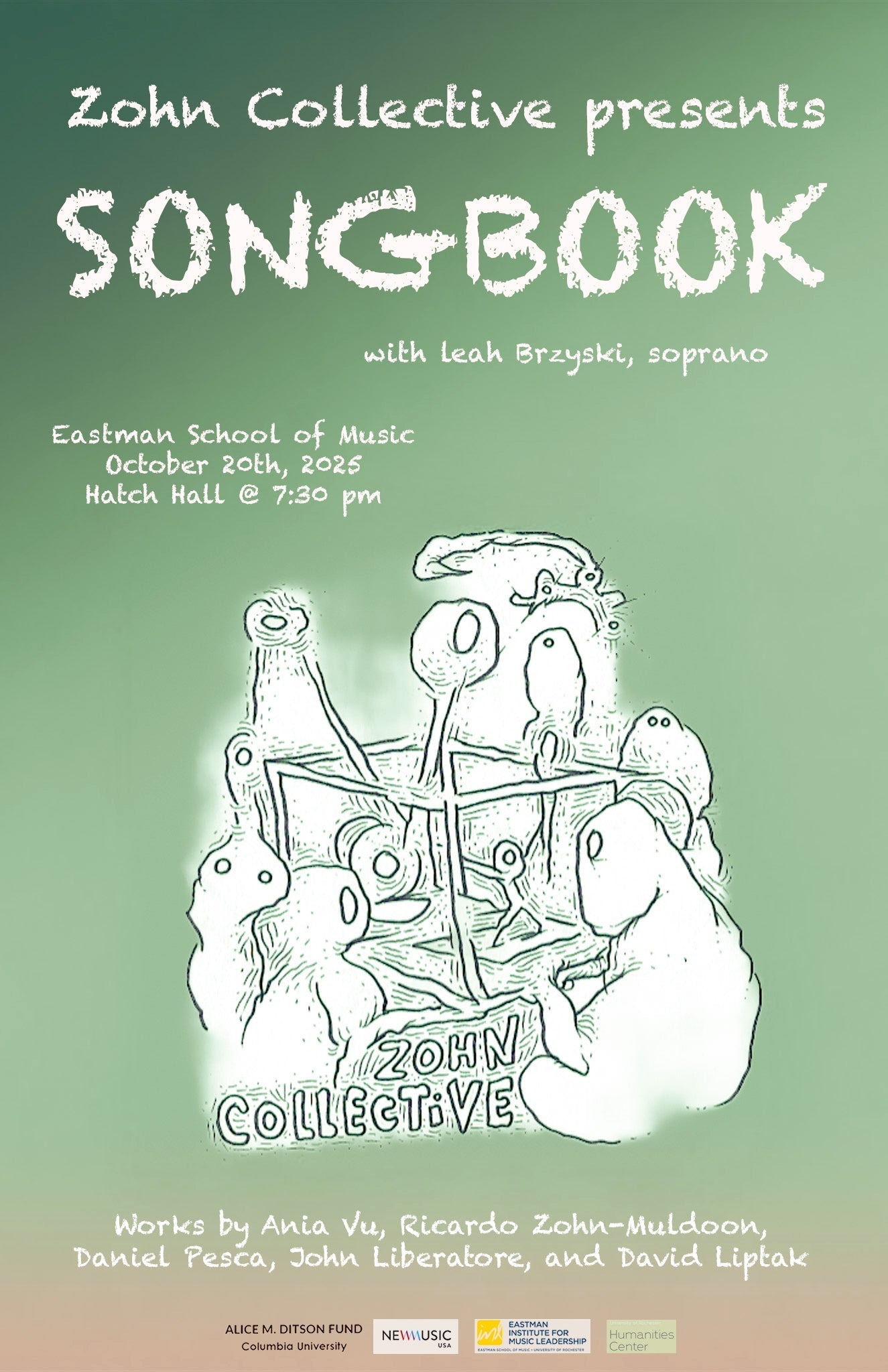 October 20th: Zohn Collective Premieres David Liptak’s The Locust Tree