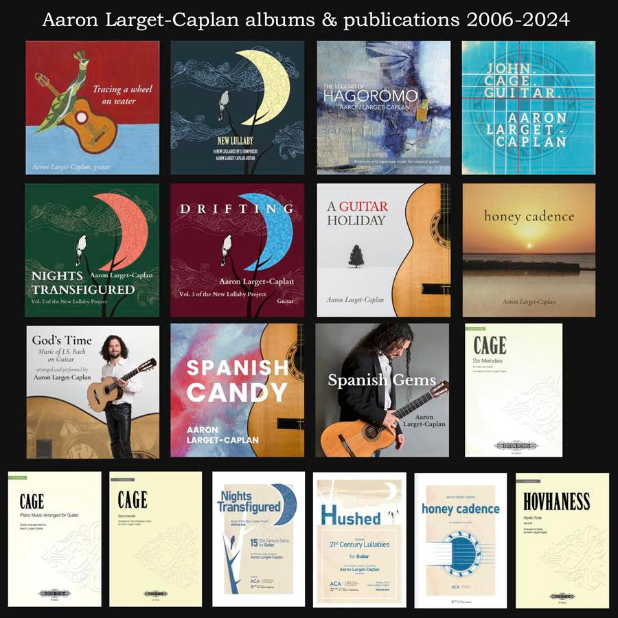 Aaron Larget-Caplan, guitarist/composer events this week live and streaming