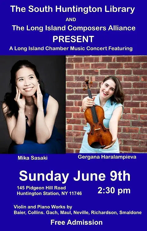 Music of Edward Smaldone, Dana Richardson, and Jay Gach on Long Island Composers Alliance Concert, June 9