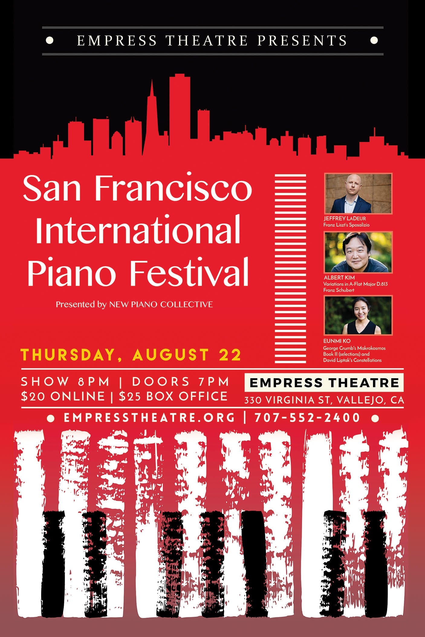 Music of David Liptak at San Francisco International Piano Festival