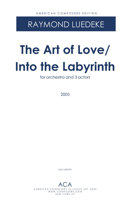 The Art of Love/Into Labyrinth