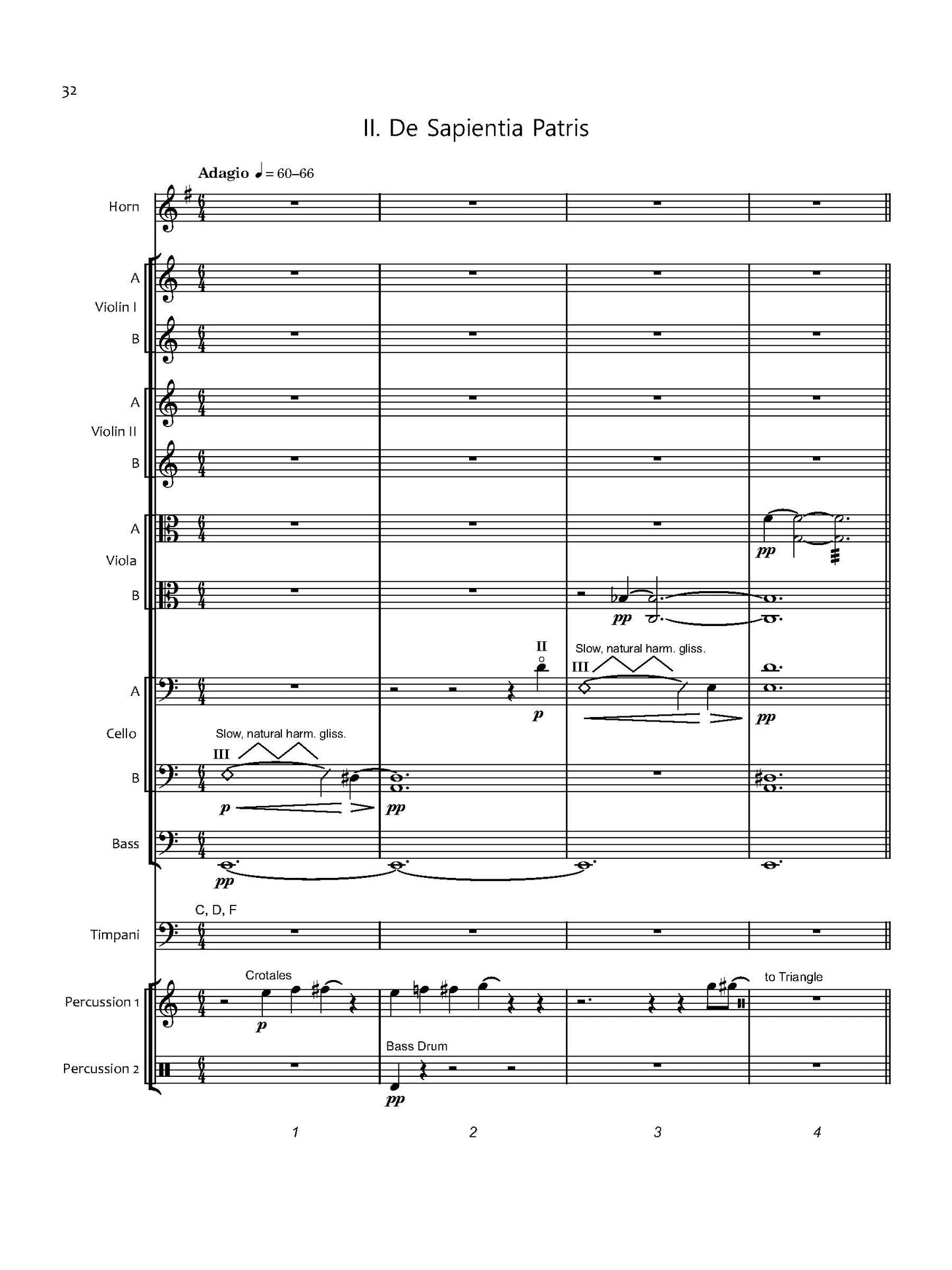 Music for Horn, Percussion and Strings