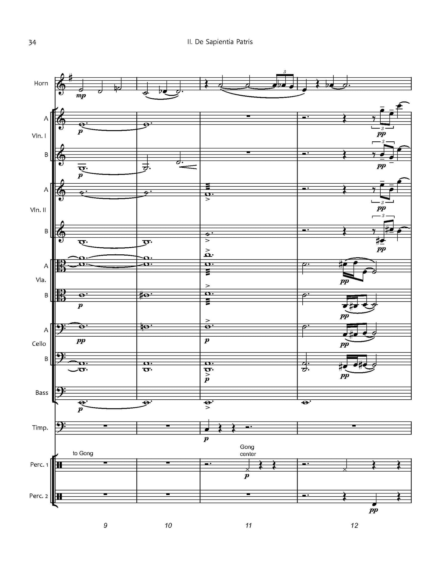 Music for Horn, Percussion and Strings