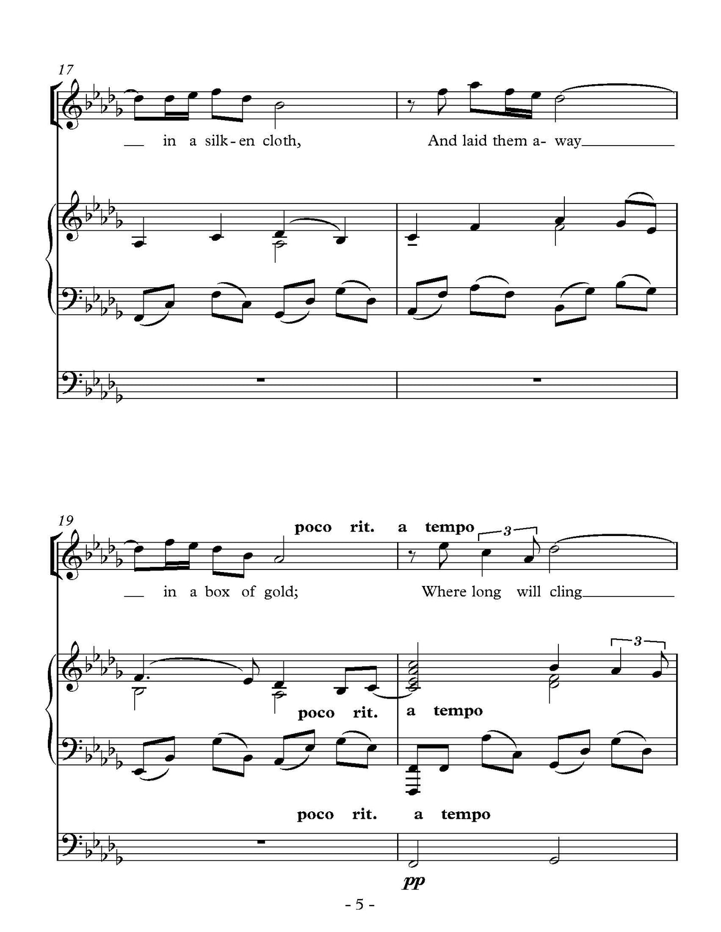 Dream Song for Voice, Cello, and Piano (4 voice ranges)