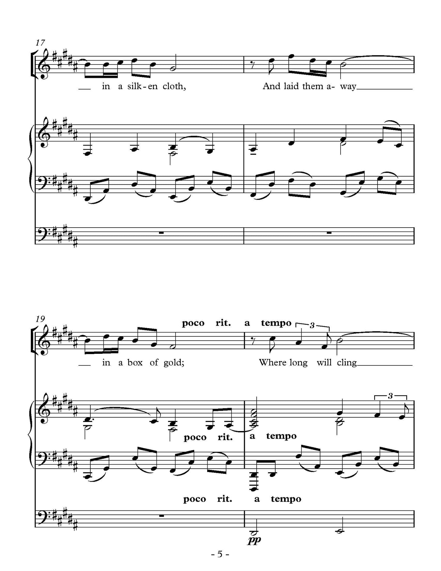Dream Song for Voice, Cello, and Piano (4 voice ranges)