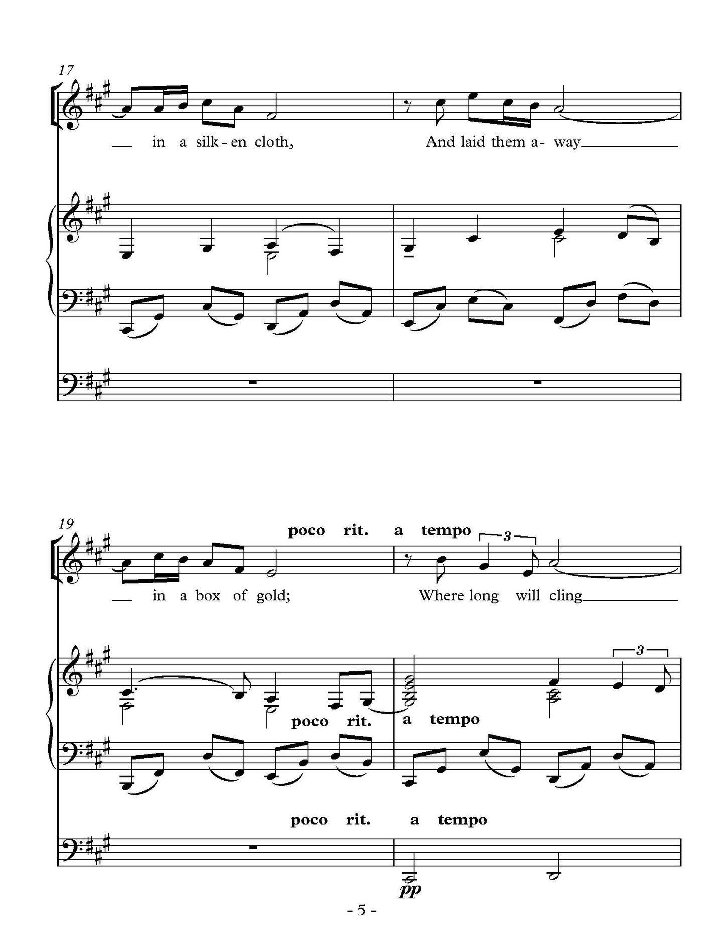 Dream Song for Voice, Cello, and Piano (4 voice ranges)