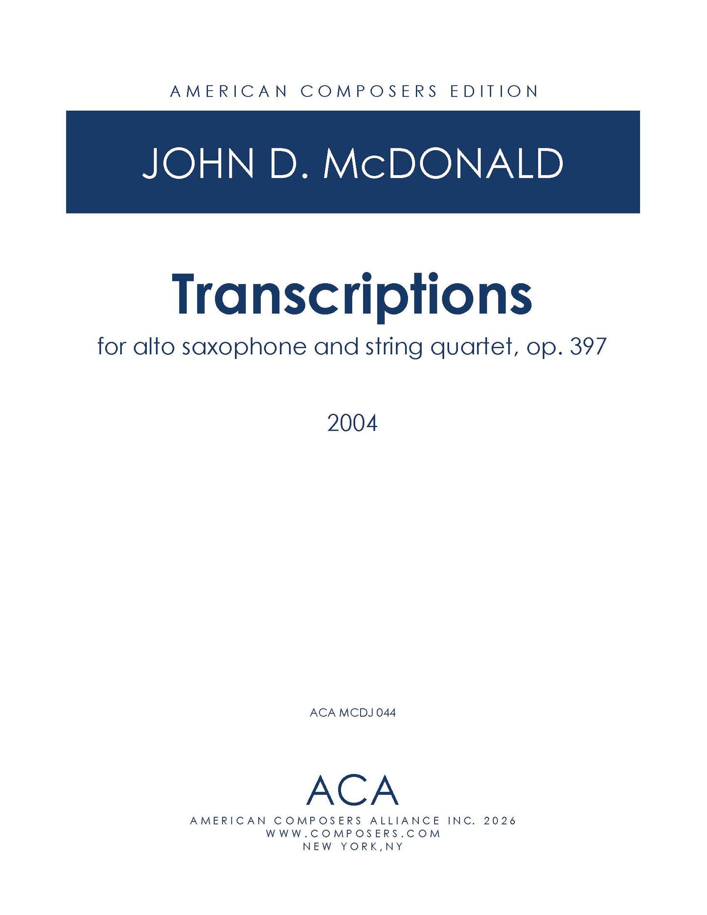 Transcriptions