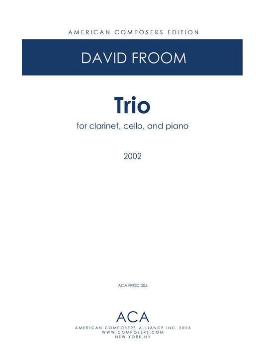 Trio for Clarinet, Cello, and Piano