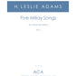 FIVE MILLAY SONGS (High, Medium, and Low Voice)