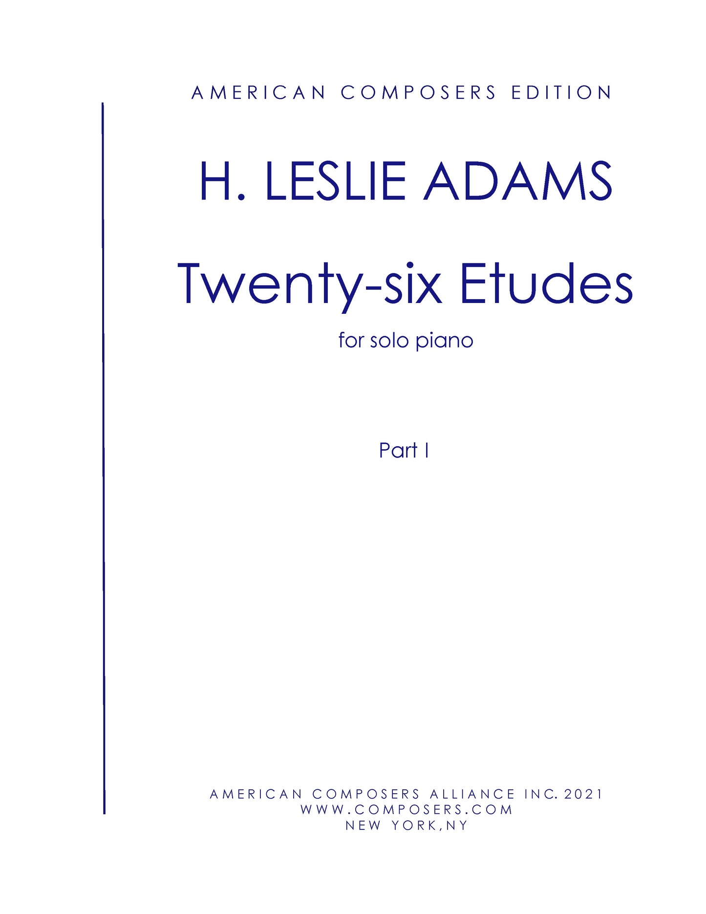 Etudes for Solo Piano (Twenty-Six Etudes) Volume 1