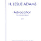 Advocation (from Collected Songs)