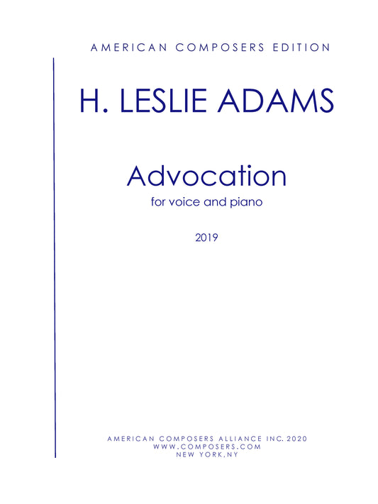 Advocation (from Collected Songs)