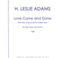 THE WIDER VIEW: Love Come and Gone