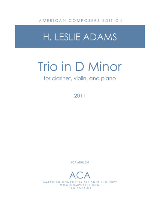 Trio in D minor