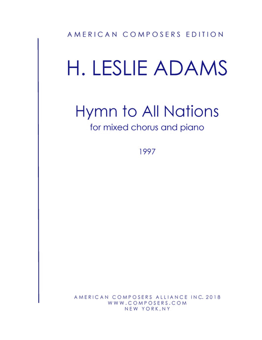 Hymn to All Nations