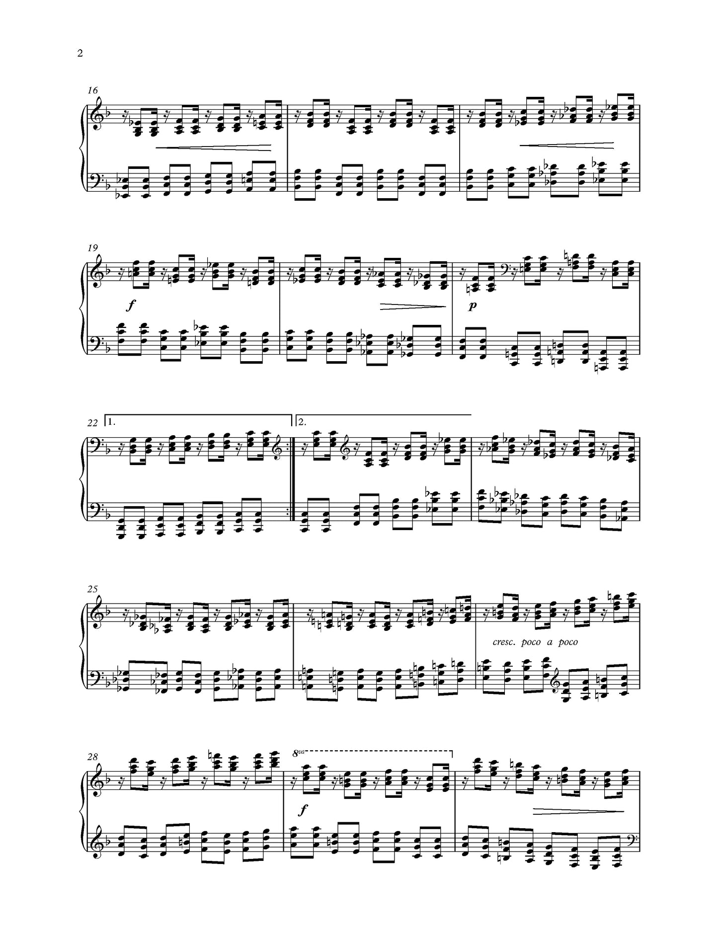 Etude in D Minor (Part I, No. 5)